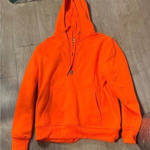 Vibrant Orange Men's Hoodie
